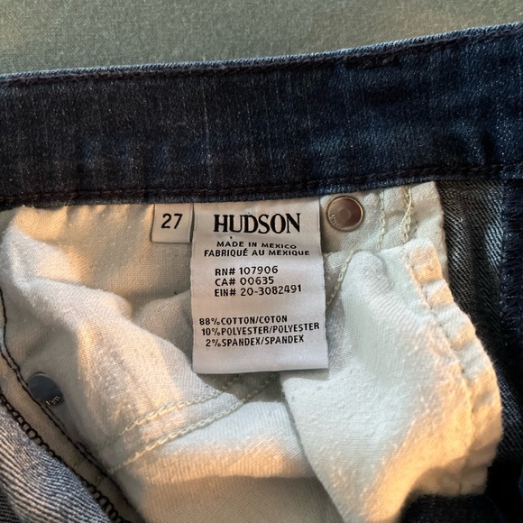Hudson Nico Midrise Ankle Super Skinny Jeans Size 27 - Picture 5 of 8